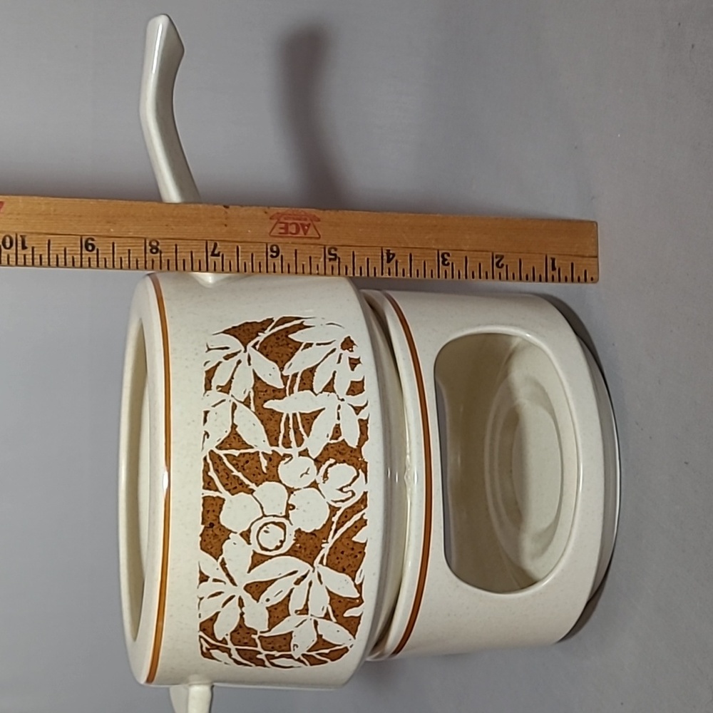 Temperware by Lenox Woodspice Warming Stand & Handled Pot - Picture 9 of 10